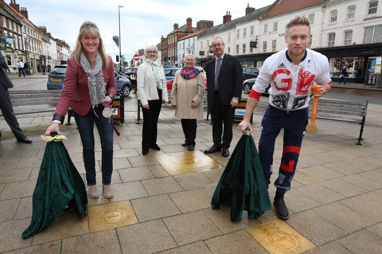 Northallerton honours Olympians with "Olymic Square"