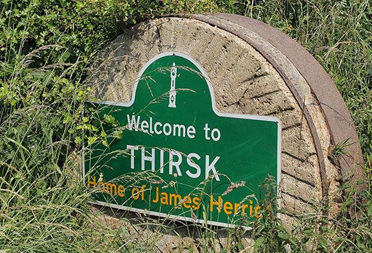 Thirsk Street Sign
