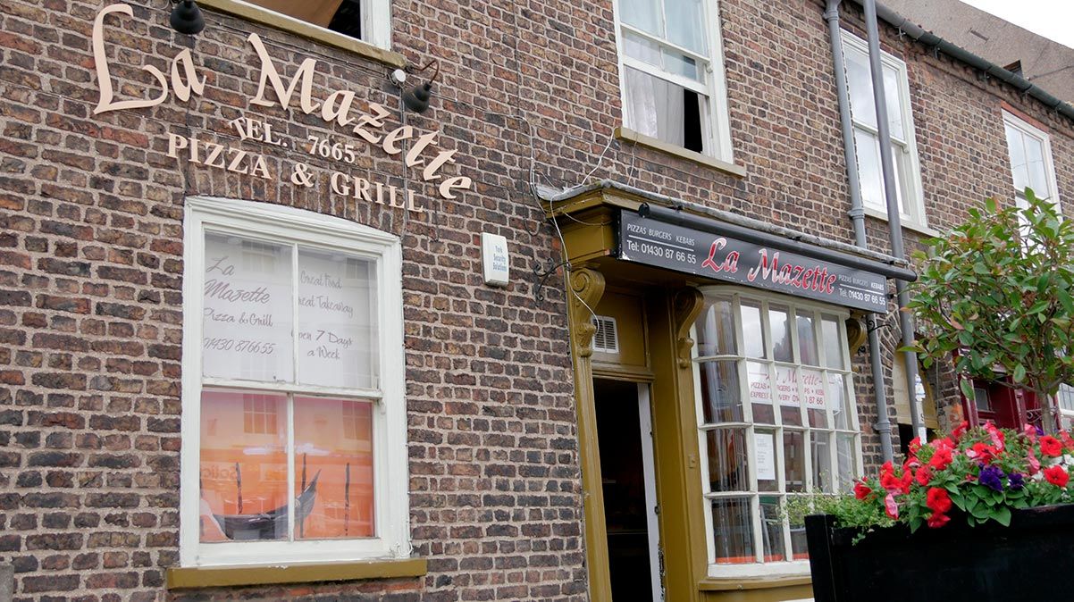 La Mazette pizzeria in Market Weighton