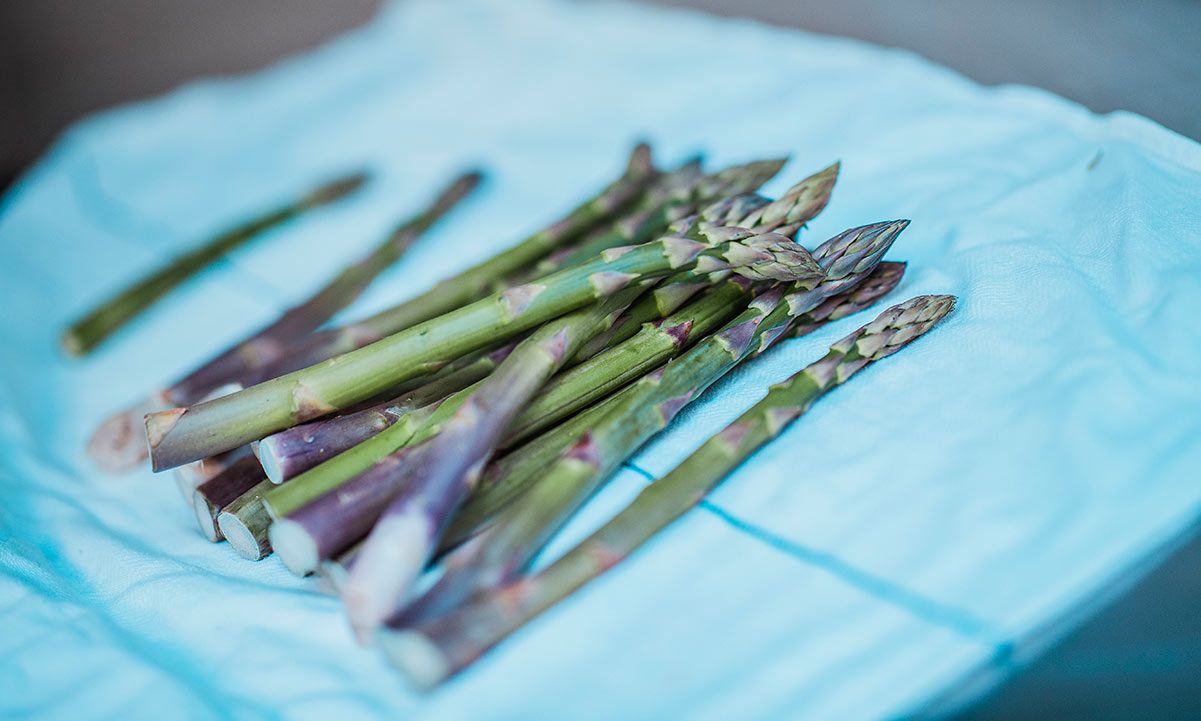 Asparagus from Hudsons Restaurant at the Grand Hotel, York