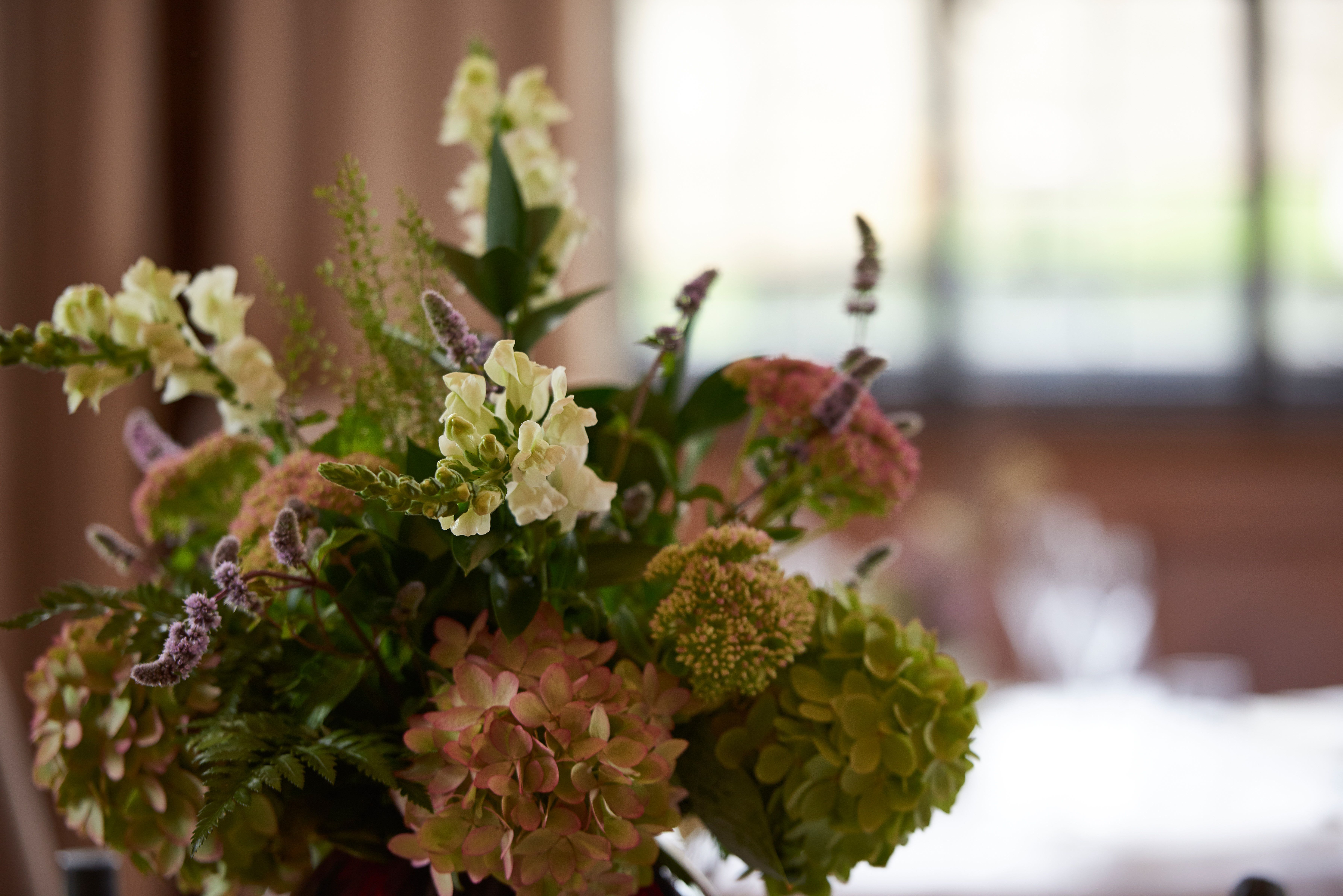 Table decoration at Hudsons Restaurant at The Grand Hotel, York