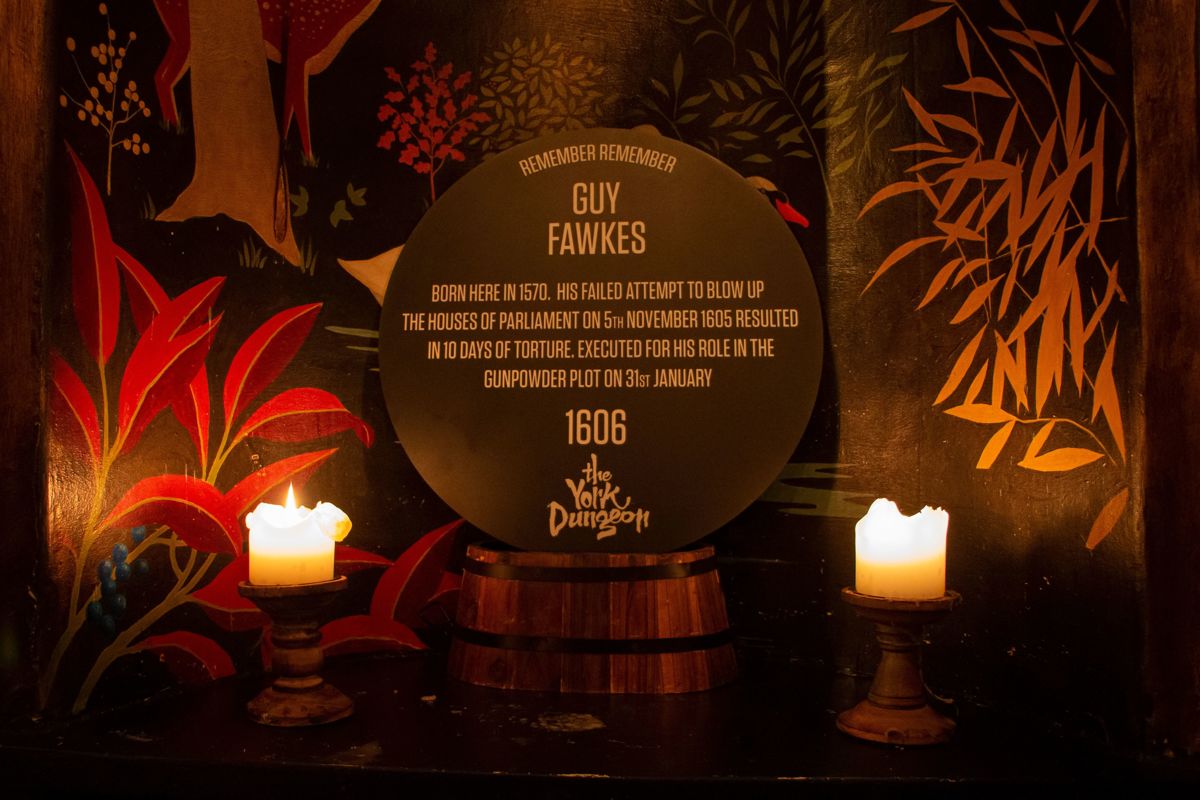 York Dungeon Guy Fawkes 2019