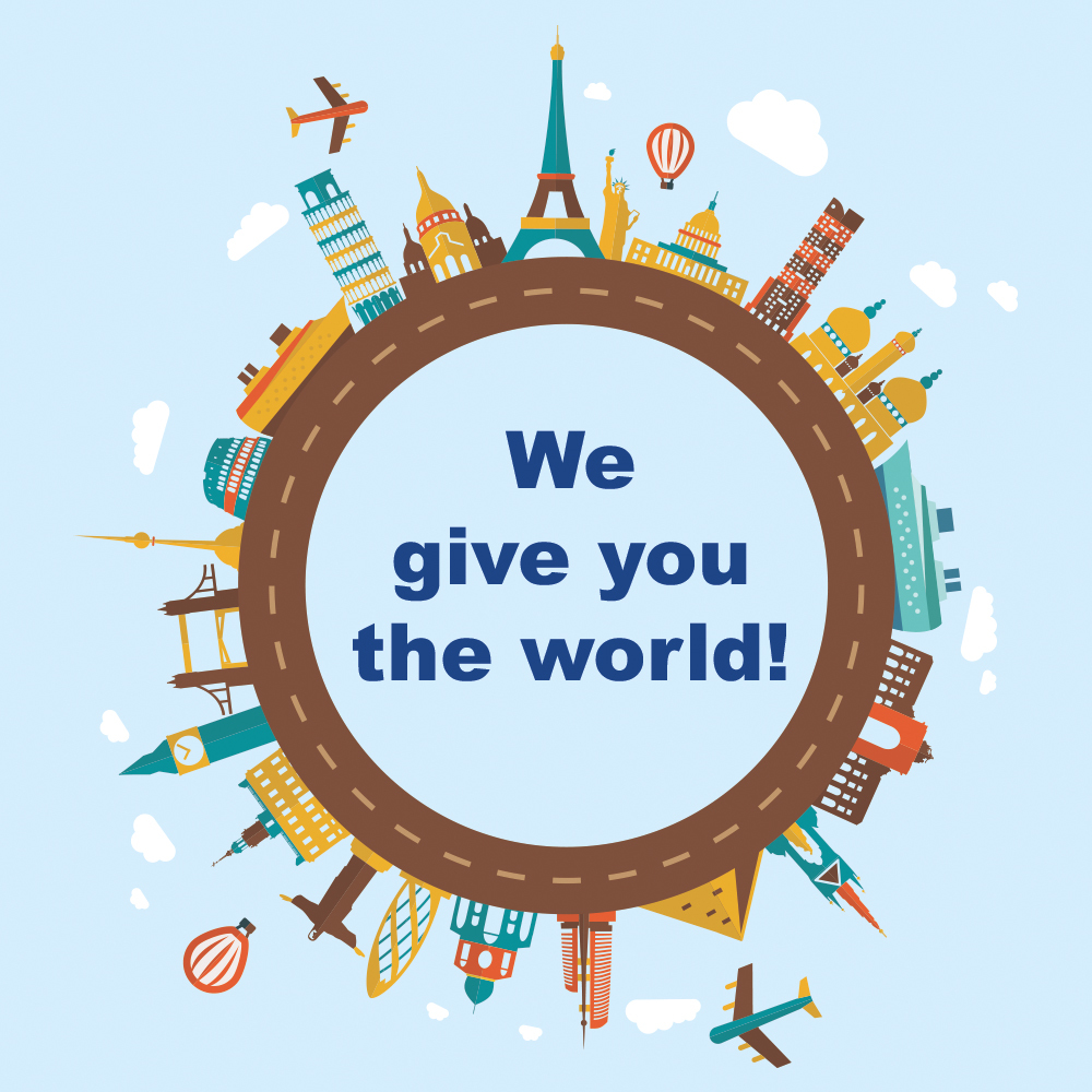 we give you the world