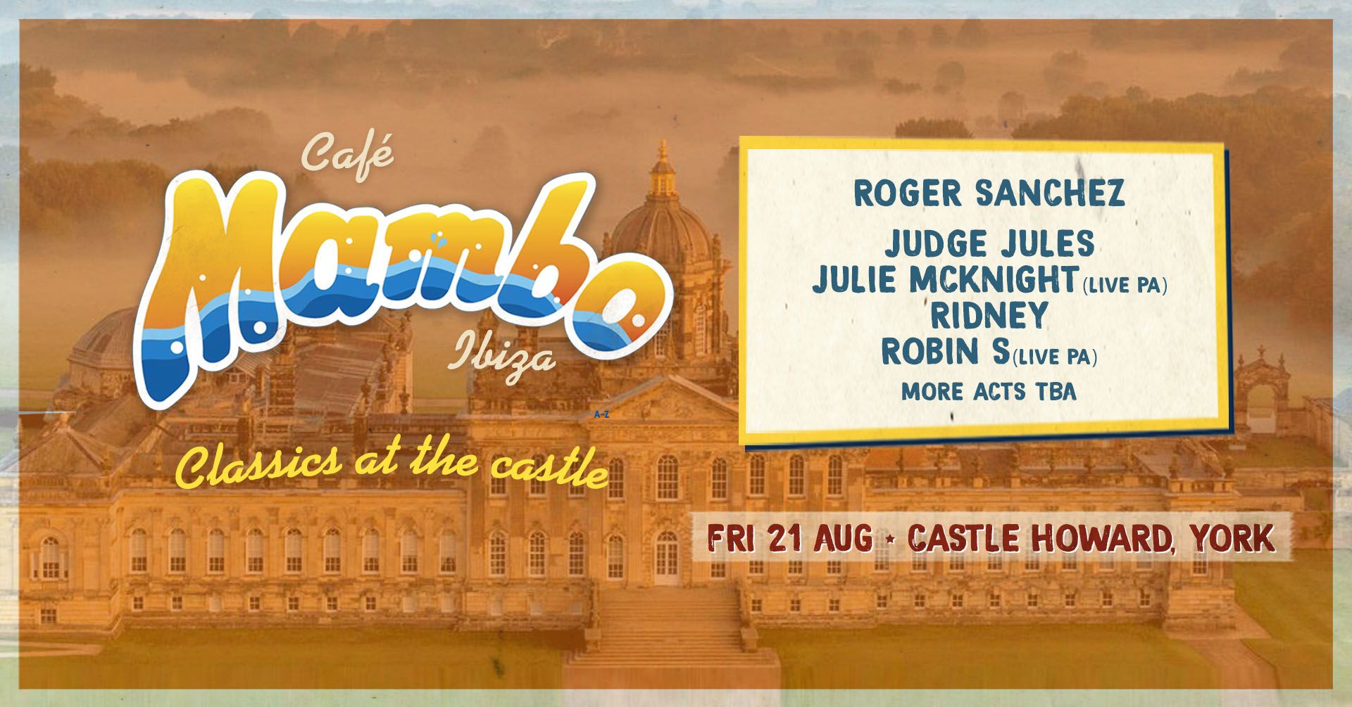 Cafe Mambo Ibiza - Classics at the Castle