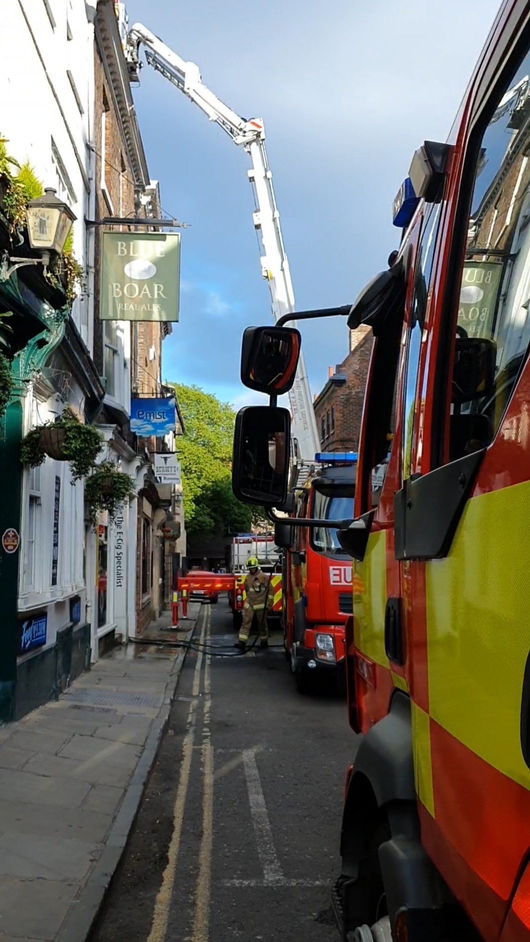 Castlegate York Fire 19 MAy 2020