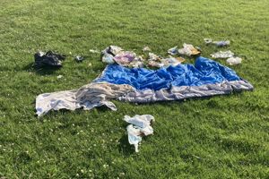Residents near Little Knavesmire say "Take your dirty nappies home"